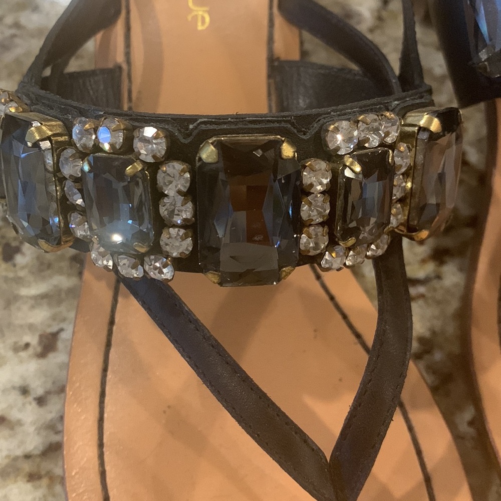 Beautiful jeweled Anthropologie sandals!! - Picture 2 of 5